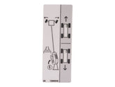 130800 Steer/Drive Pict Label | Skyjack